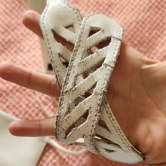 Off-White Diagonal Striped Black & White Tote Wallet & Xtra Off-White Canvas Str - Picture 11 of 13